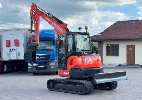 Kubota U55-4 2019 for sale, mini excavator, 4 200 machine hours, Rivne - 4/10