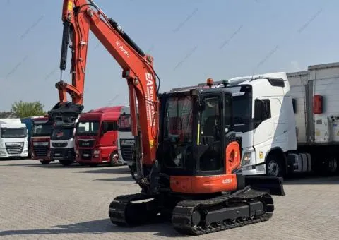 Kubota U55-4 2019, міні екскаватор, 3 600 мотогодин, Рівне - 1/9