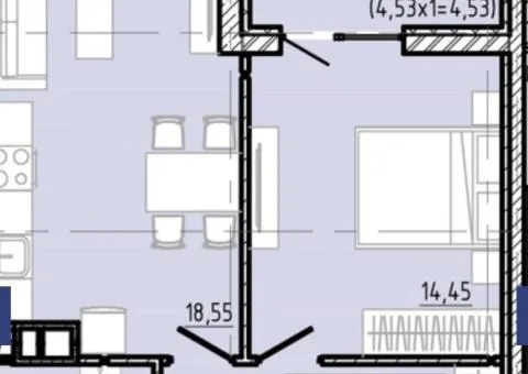 1-room apartment for sale, 50.6 m², Ivana Franka St, Odesa