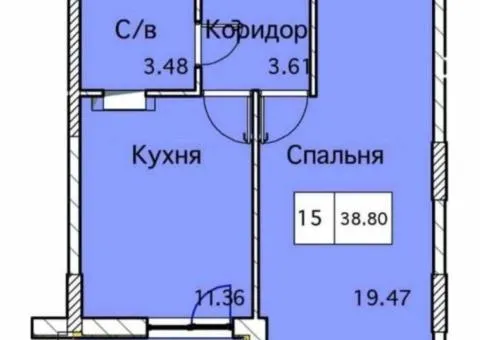 Продажа 1-комнатной квартиры, 39 м², ЖК «Love», Сахарова, Одесса - 6/6