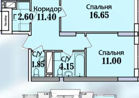 3-room apartment for sale, 91.95 m², Avrora residential complex, Heroiv Krut, Odesa - 9/9
