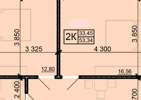 2-room apartment for sale, 54 m², Akademika Vil'yamsa St, Odesa - 1/6