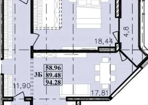 3-room apartment for sale, 92.4 m², Ivana Franka, Odesa - 1/6