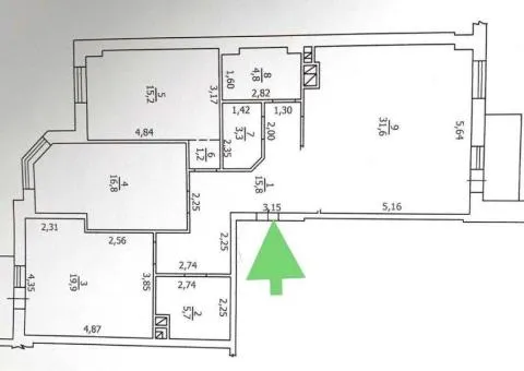 3-room apartment for sale, 116 m², Zhabotynskoho, Odesa - 7/8