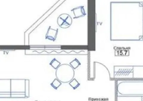 Продаж 1-кімнатної квартири, 50 м², ЖК «Родос», вул. Генуезька, Одеса - 3/6