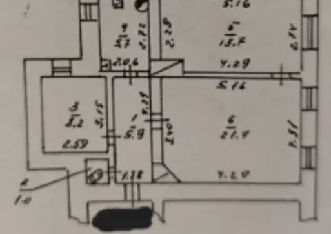 Продажа 3-комнатной квартиры, 56 м², ул. Нежинская, Одесса - 4/5
