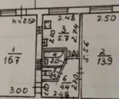 2-room apartment for sale, 42 m², Svitlyi Ln, Arkadiia district, Odesa