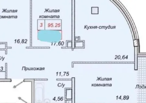 Продажа 3-комнатной квартиры, 94 м², ЖК «35 Жемчужина», Литературная, Одесса - 4/5