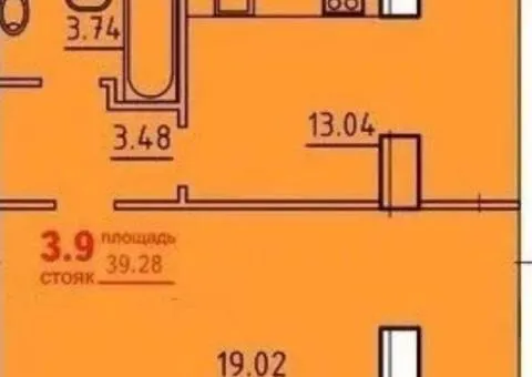 1-room apartment for sale, 39 m², Uyutnyy residential complex, Mykhaila Hrushevskoho, Odesa - 1/6