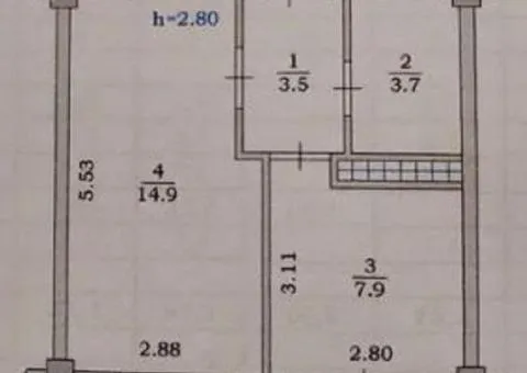 Продажа 1-комнатной квартиры, 31 м², 11 этаж, Вильямса, Одесса - 8/9
