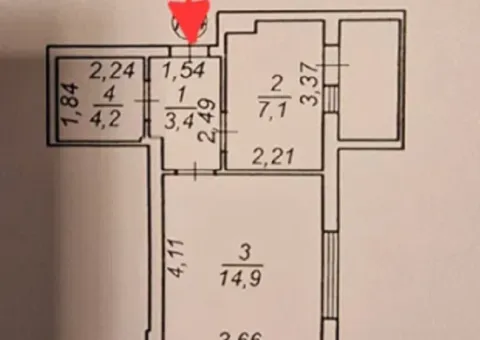 1-room apartment for sale, 32 m², 7 nebe residential complex, Yevropeiska, Odesa - 1/7