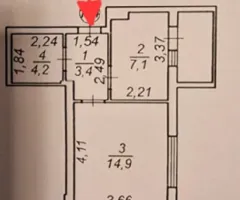 Продажа 1-комнатной квартиры, 32 м², ЖК «7 небе», Европейская, Одесса