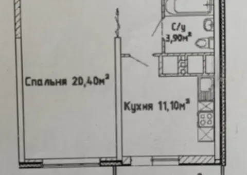 1-room apartment for sale, 46.5 m², Apelsyn residential complex, Seredn'ofontanska, Odesa - 4/8