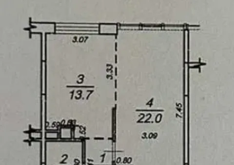 Продажа 1-комнатной квартиры, 44 м², ул. Жемчужная, Одесса - 7/8