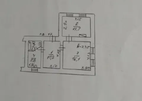 Продаж 3-кімнатної квартири, 46 м², Успенська, Центр, Одеса, 2/2 поверх - 4/6