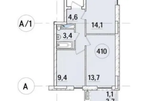 2-room apartment for sale, 47 m², Prostranstvo residential complex, Tulska St, Odesa - 1/6