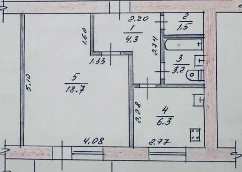 1-room apartment for sale, 35 m², Ofitserska St, Zhytomyr - 9/9