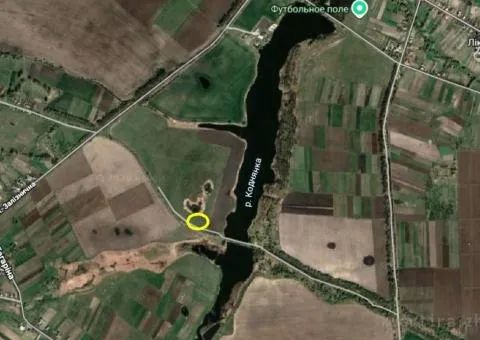 Land plot for sale, 20 sotkas (ares), Kodnia/Vertokiivka near lake, Vertokiivka - 1/3