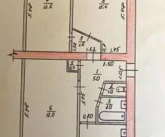3-room apartment for sale, 61 m², Aviatsiina St, Ozerne