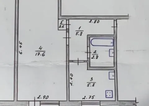 1-room apartment for sale, 33 m², Vsevoloda Petriova, Bohuniia, Zhytomyr - 7/7