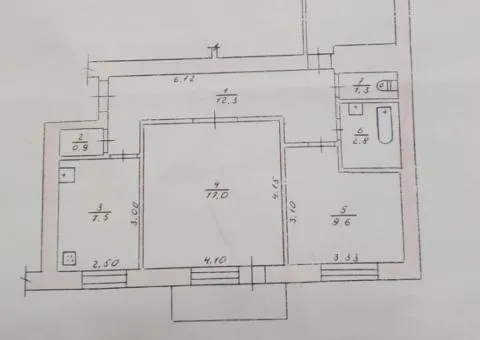 3-room apartment for sale, 65 m², Pokrovska, Kroshnia, Zhytomyr - 7/7