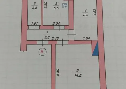 2-room apartment for sale, 37 m², Bialyka, Maksiutova, Zhytomyr - 1/9