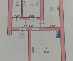 2-room apartment for sale, 37 m², Bialyka, Maksiutova, Zhytomyr