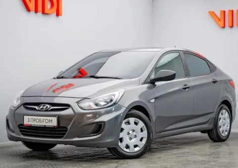 Hyundai Accent 2013, 1.4 L petrol, manual, front-wheel drive, 194,700 km, Kyiv - 1/10