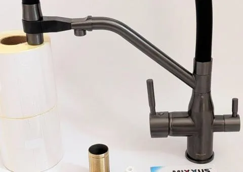 MIXXUS PREMIUM GRAVITY 021 GRAPHITE REFL.BLACK Kitchen faucet with flexible spout