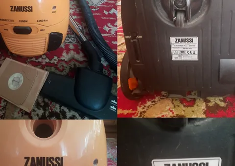 Vacuum cleaner Zanussi ZAN3430 (1600W) with bag, working