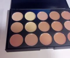 Face contouring set 15 colors (bronzer, concealer, corrector, highlighter)