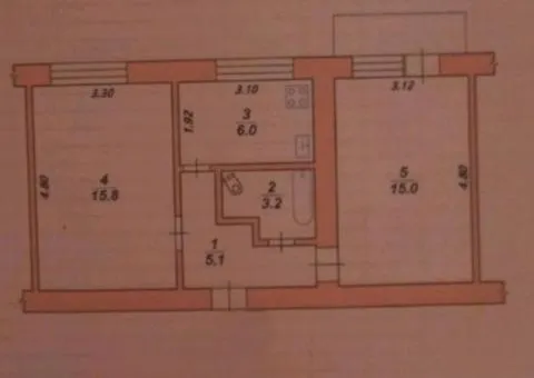 Продажа 2-комнатной квартиры, 45 м², Лятошинского, Житомир - 6/6