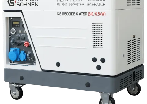 Дизельный инверторный генератор в шумозащитном кожухе KS 6500iDE S ATSR - 3/8