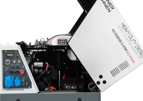 Дизельный инверторный генератор в шумозащитном кожухе KS 6500iDE S ATSR - 8/8