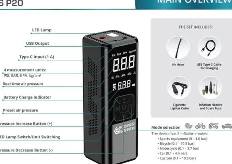 Аккумуляторный компрессор KS P20 - 2/8