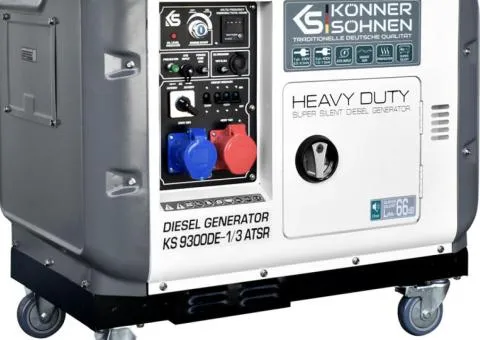 Дизельный генератор «Könner & Söhnen» KS 9300DE-1/3 ATSR (EURO V) - 3/8