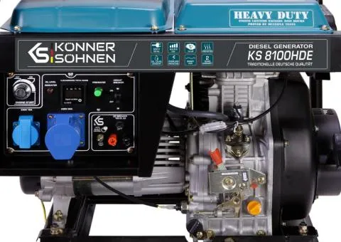 Дизельный генератор «Könner & Söhnen» KS 8100HDE (EURO V) - 1/8