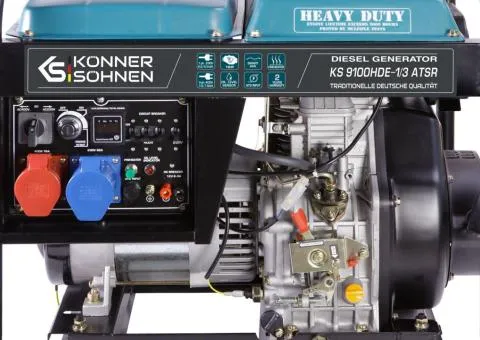 Дизельный генератор «Könner & Söhnen» KS 9100HDE-1/3 ATSR (EURO V) - 1/8
