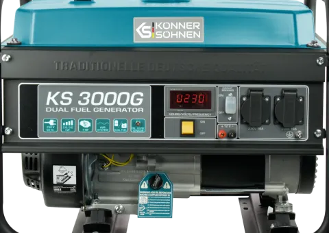 Гибридный (газобензиновый) генератор «Könner & Söhnen» KS 3000G - 1/9