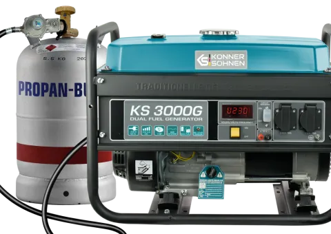 Гибридный (газобензиновый) генератор «Könner & Söhnen» KS 3000G - 2/9