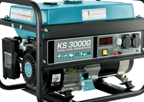 Гибридный (газобензиновый) генератор «Könner & Söhnen» KS 3000G - 3/9