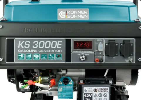 Бензиновый генератор «Könner & Söhnen» KS 3000E - 1/7