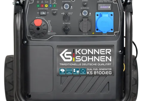 Инверторный газобензиновый генератор KS 8100iEG - 3/9