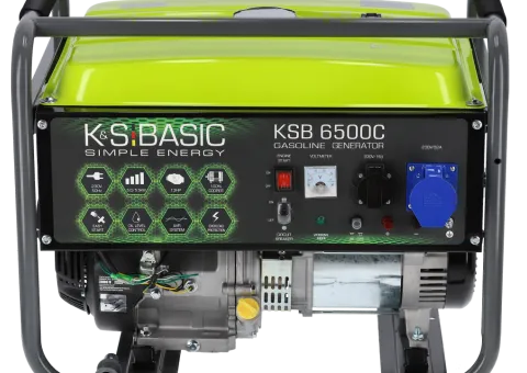 Бензиновий генератор «K&S BASIC» KSB 6500C - 1/7