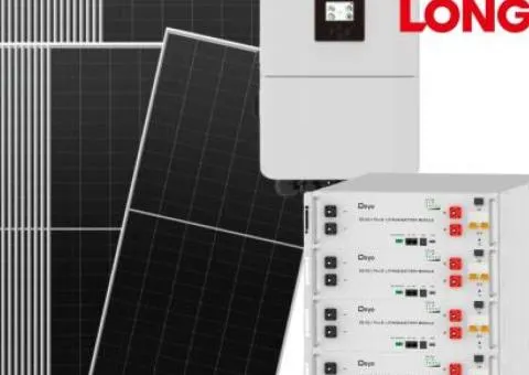 Hybrid solar power plant for home 20 kW (3-phase) (battery reserve 20.4 kWh)