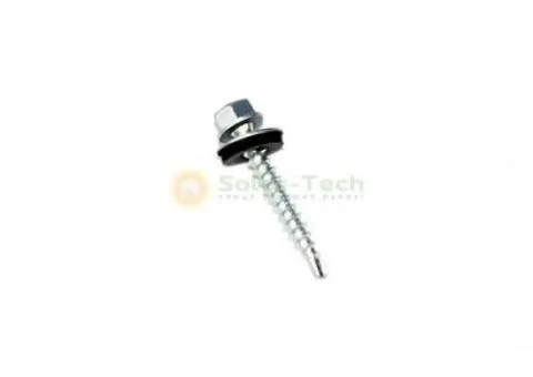 Self-tapping roofing screw with washer, 4.8x70