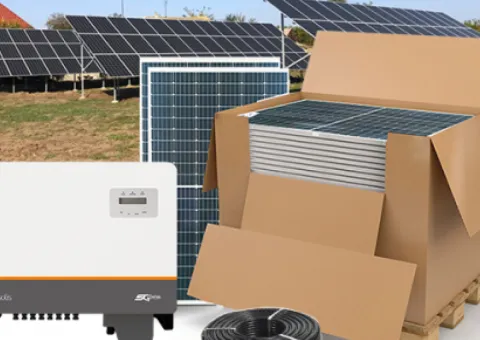 Grid-tied 30 kW station for the "green" tariff on land, "EDVANCE-30"