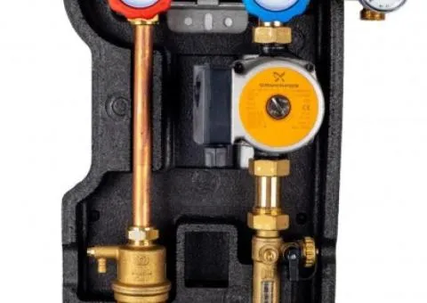 2х линейная насосная станция NOVASOL DUO Grundfos 25/65, 2-12 л/мин, 6 бар, 3/4 M