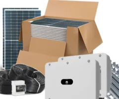 Grid-tied 100 kW station for on-site consumption on the roof