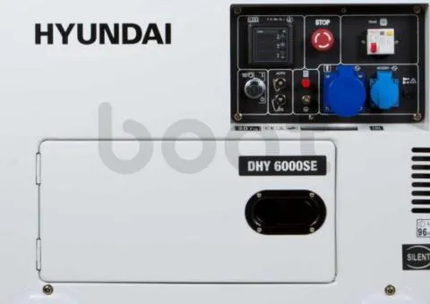 Дизельний генератор Hyundai DHY 6000SE - 1/5